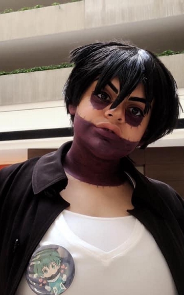 Mya in 2019 premiering Dabi/Blueflame